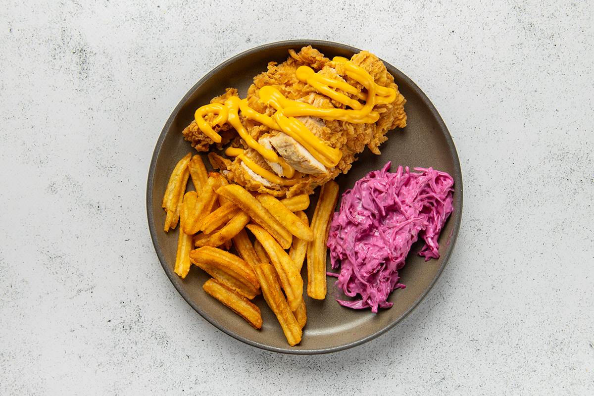Cheddarlı Schnitzel