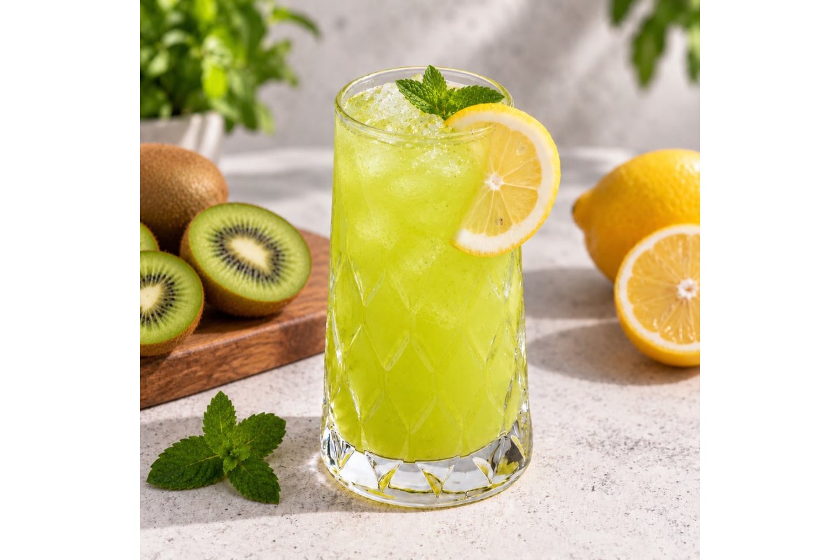 Ev Yapımı Kivi Aromalı Limonata 350 ml