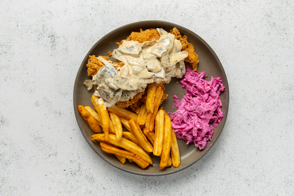 Mantarlı Schnitzel
