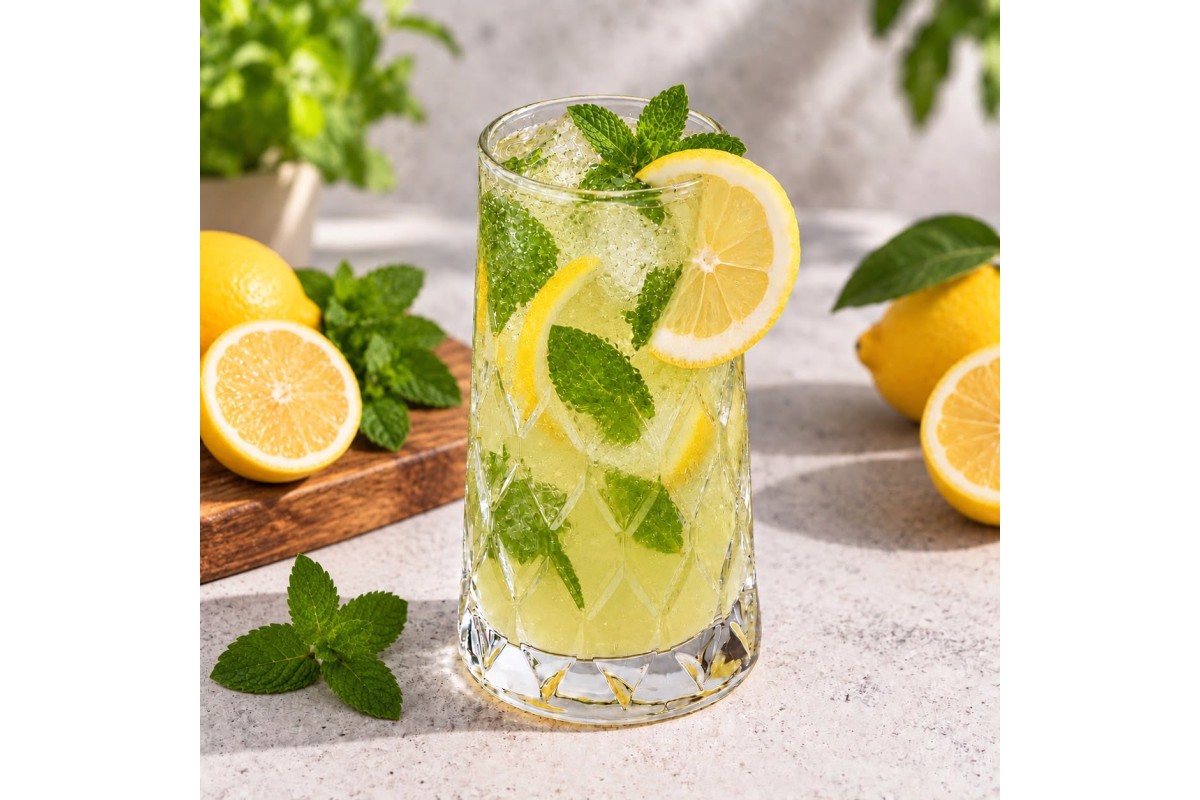 Ev Yapımı Nane Aromalı Limonata 350 ml 