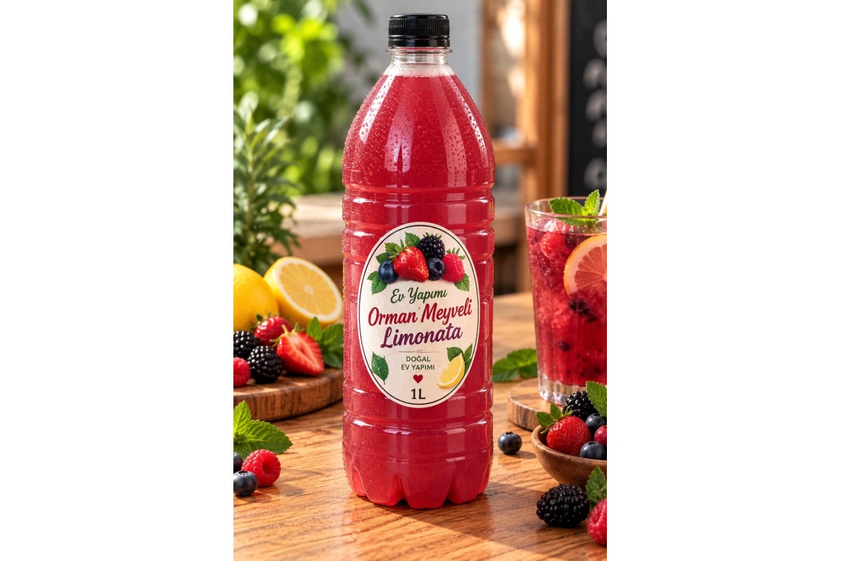 Ev Yapımı Orman Meyveli Limonata 1LT