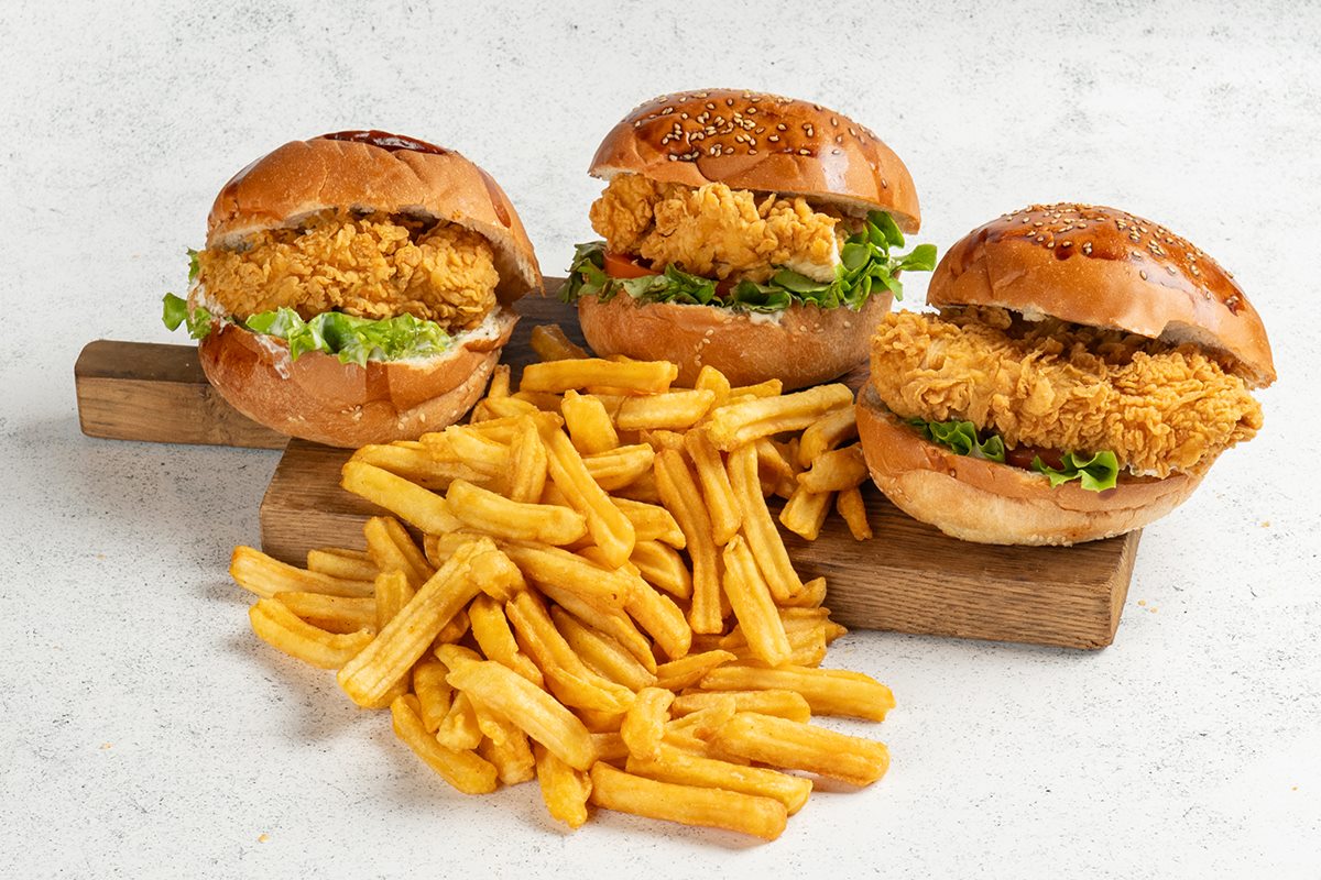 3'lü Çıtır Burger Menü