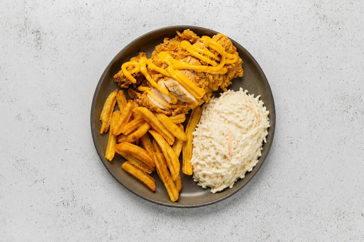 Cheddarlı Schnitzel