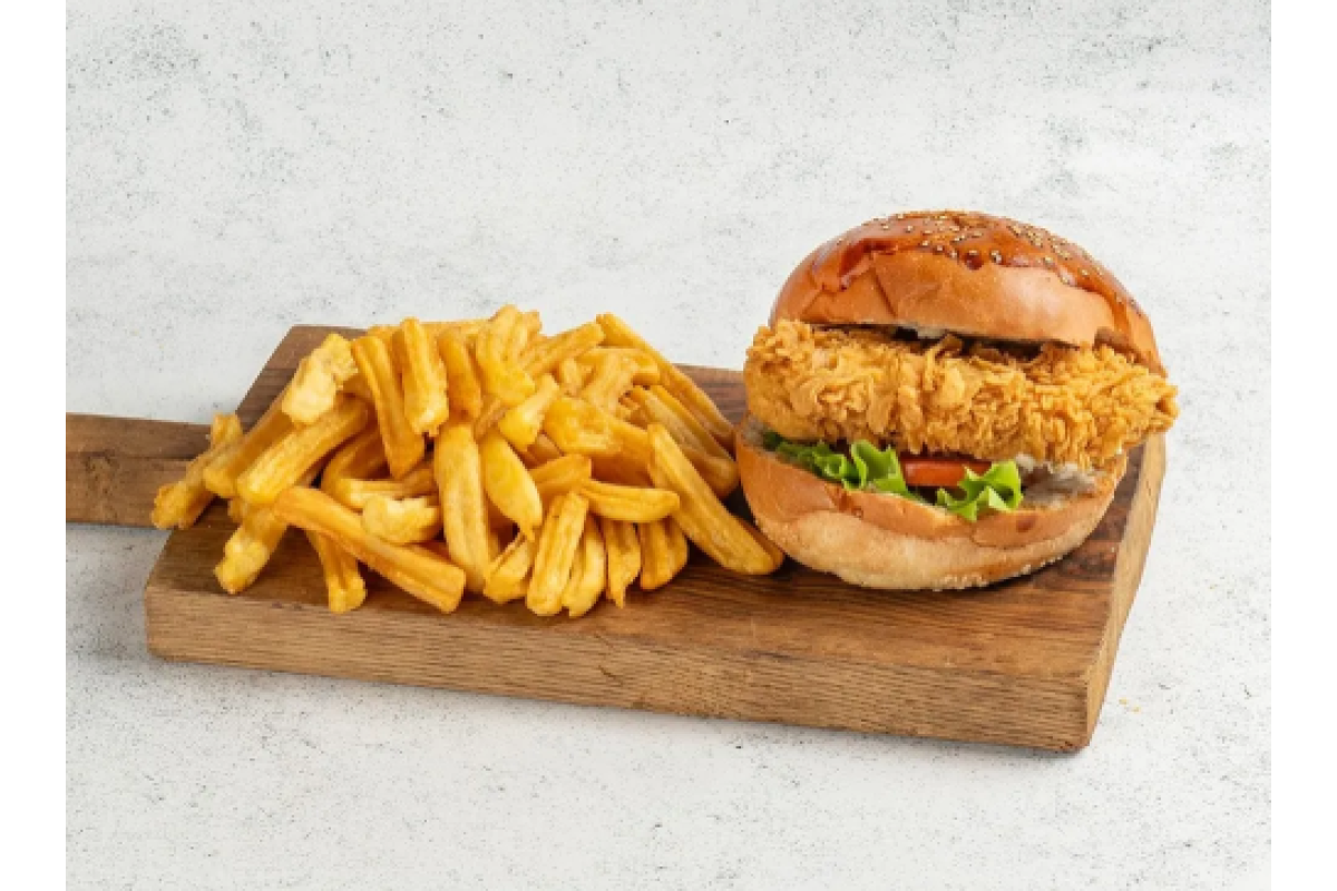 Soslu Çıtır Burger