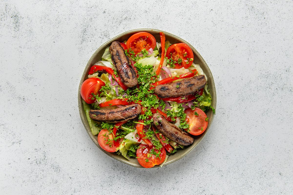 Çöp Şiş Köfte Salata