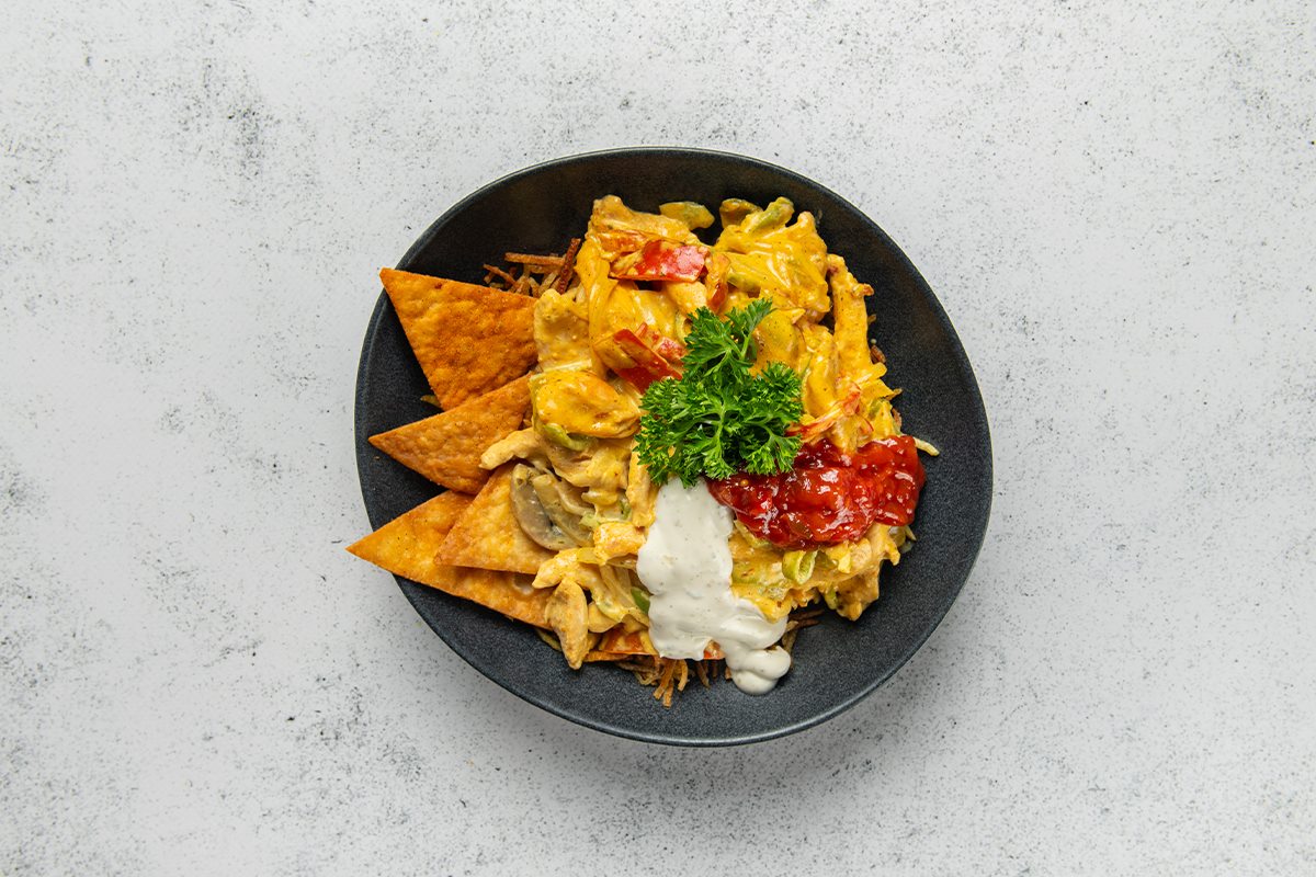 Tavuklu Nachos